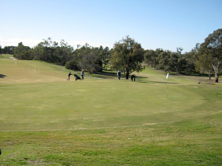 Golfers Enjoying Playing Golf at Bordertown SA Australia